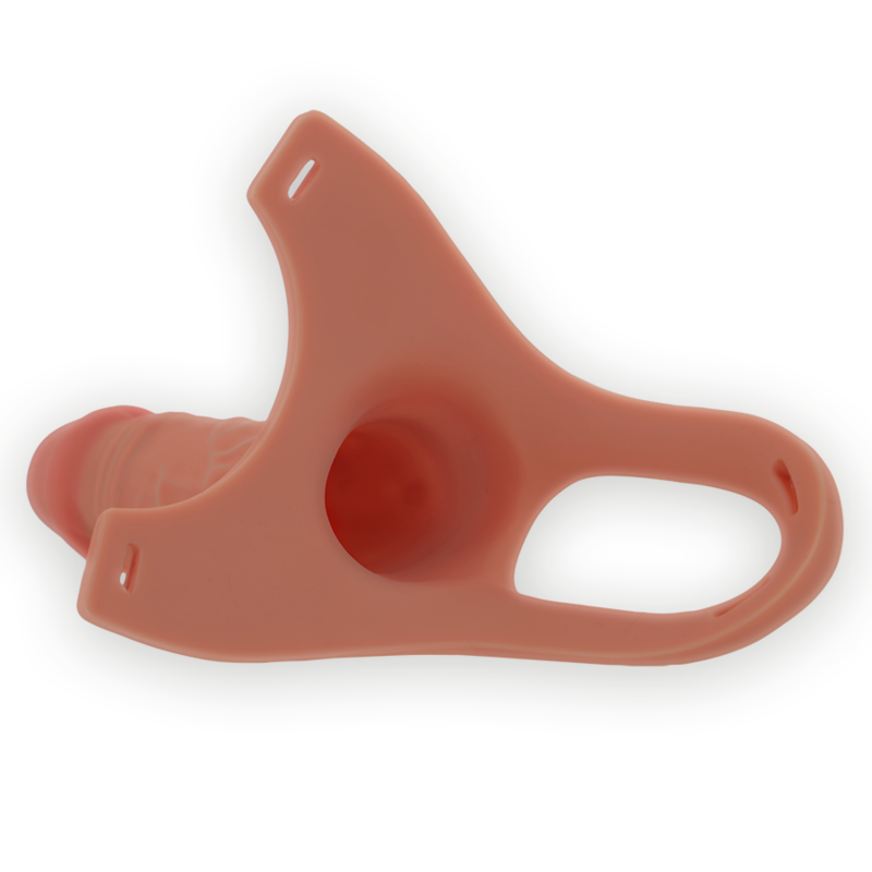 INTENSE - ARNÊS OCO COM DILDO EM SILICONE 16 X 3.5 CM