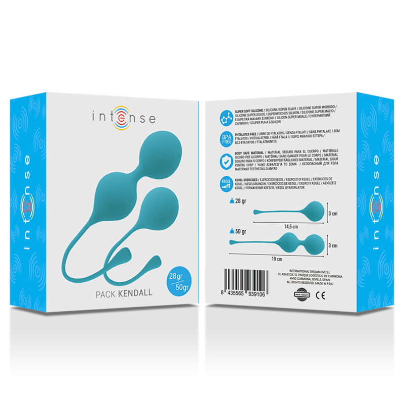 Intense - Pack Bolas Kegel Kendall Azul
