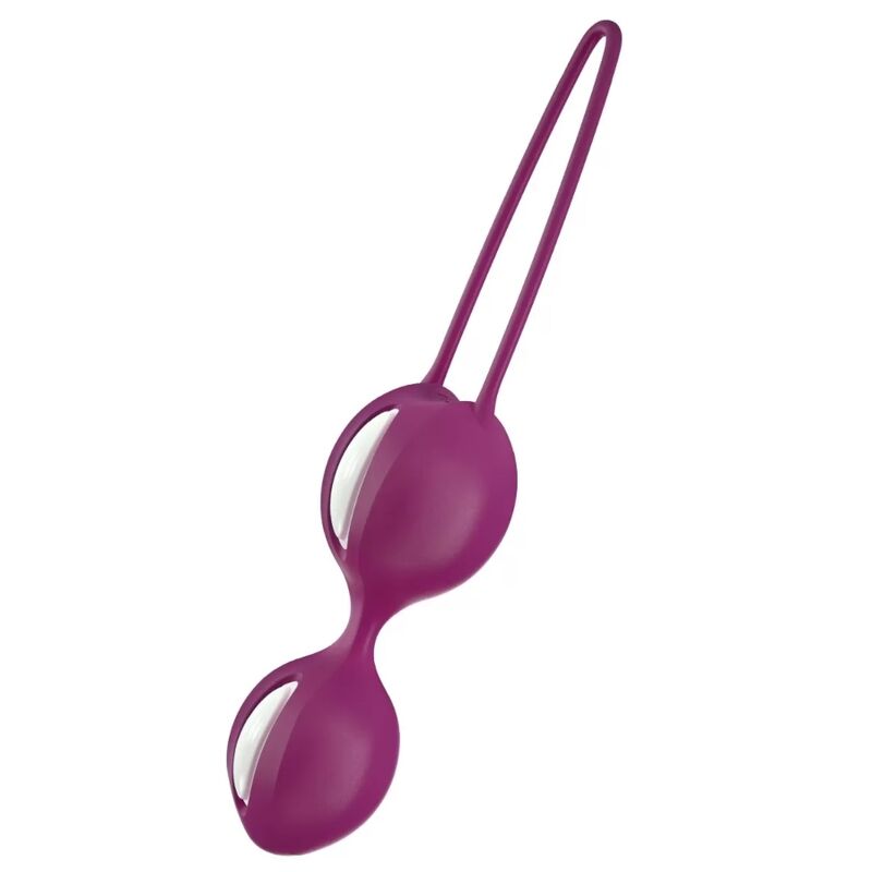 FUN FACTORY - SMARTBALLS DUO BOLAS PÉLVICAS BRANCO/UVA