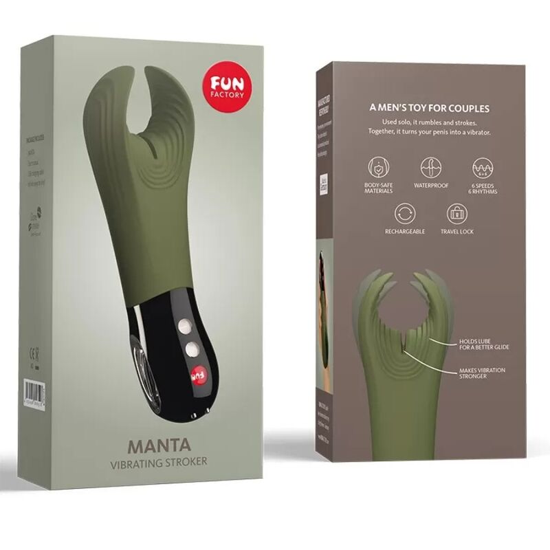 FUN FACTORY - MANTA VERDE MUSGO/PRETO