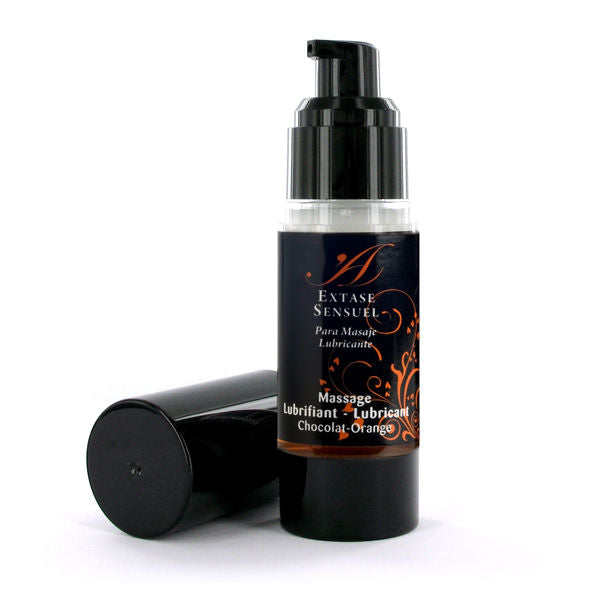EXTASE SENSUAL - LUBRIFICANTE CHOCOLATE & LARANJA 30 ML - Sex Shop Sexy