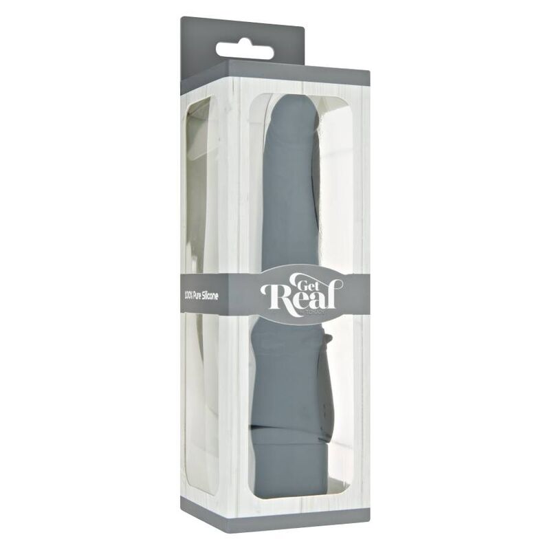 GET REAL - CLASSIC SMOOTH VIBRADOR PRETO