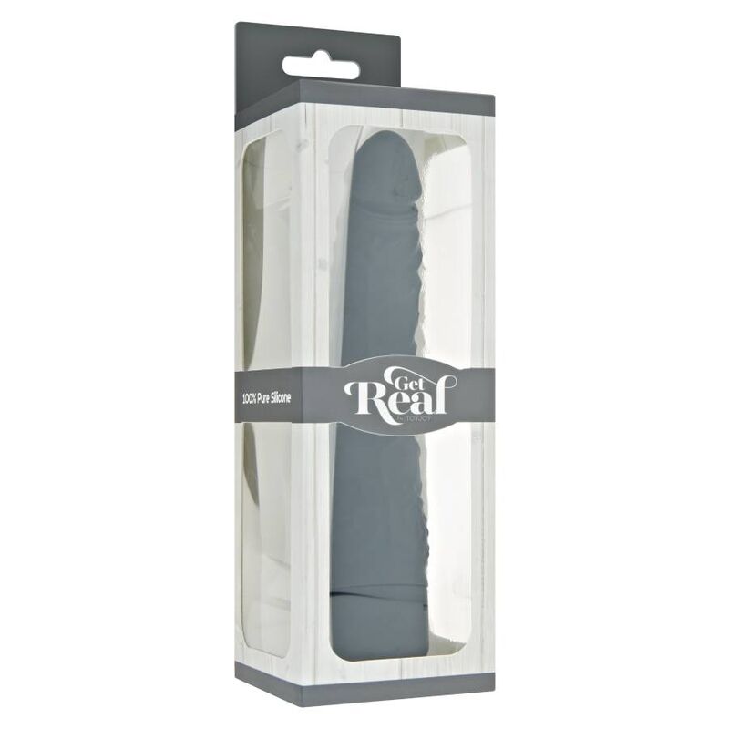 GET REAL - CLASSIC SLIM VIBRADOR PRETO