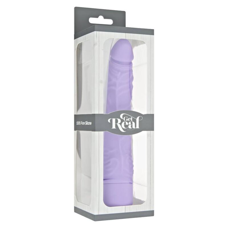 GET REAL - CLASSIC SLIM VIBRADOR ROXO