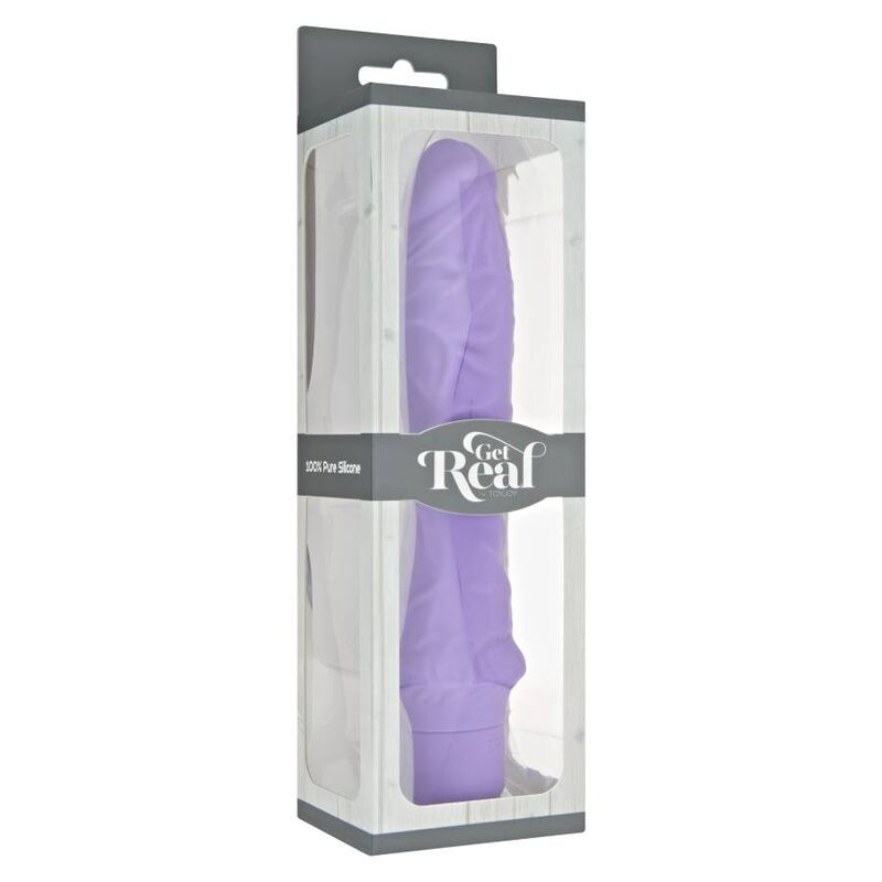 GET REAL - CLASSIC LARGE VIBRADOR ROXO