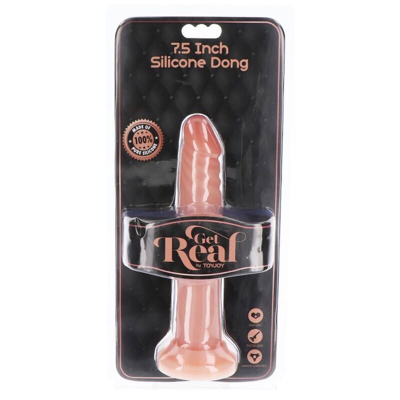 Get Real - Silicone Dong 19 Cm Pele