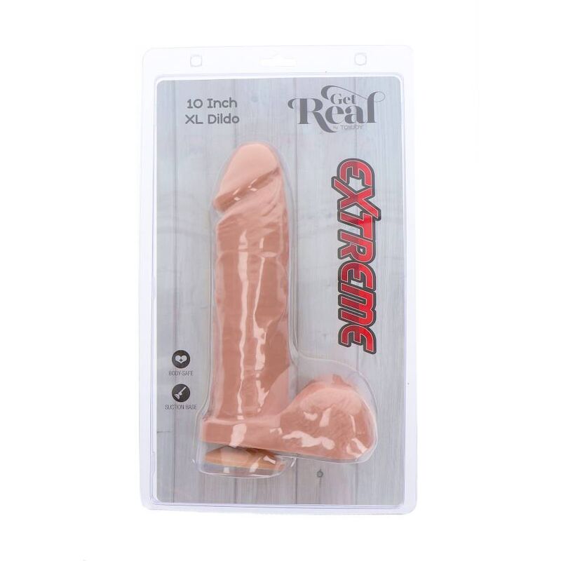 Get Real - Extreme Xl Dildo 25,5 Cm Pele