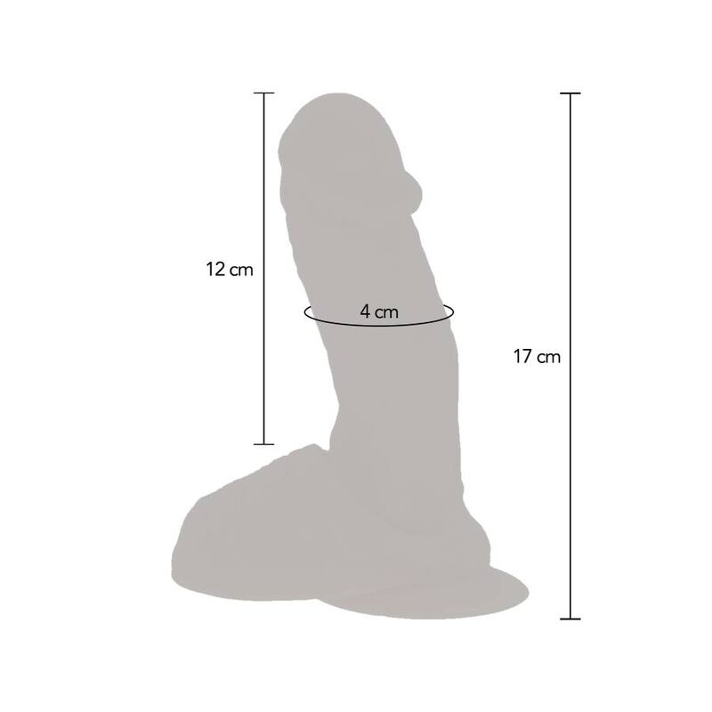 GET REAL - DILDO VIBRADOR EM SILICONE NATURAL