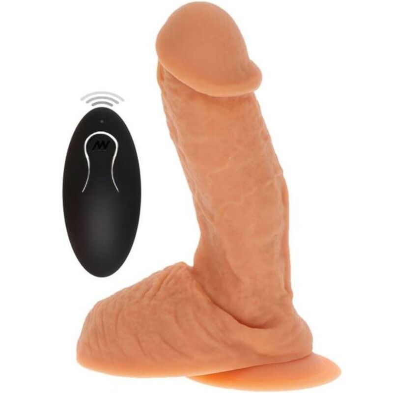GET REAL - DILDO VIBRADOR EM SILICONE NATURAL