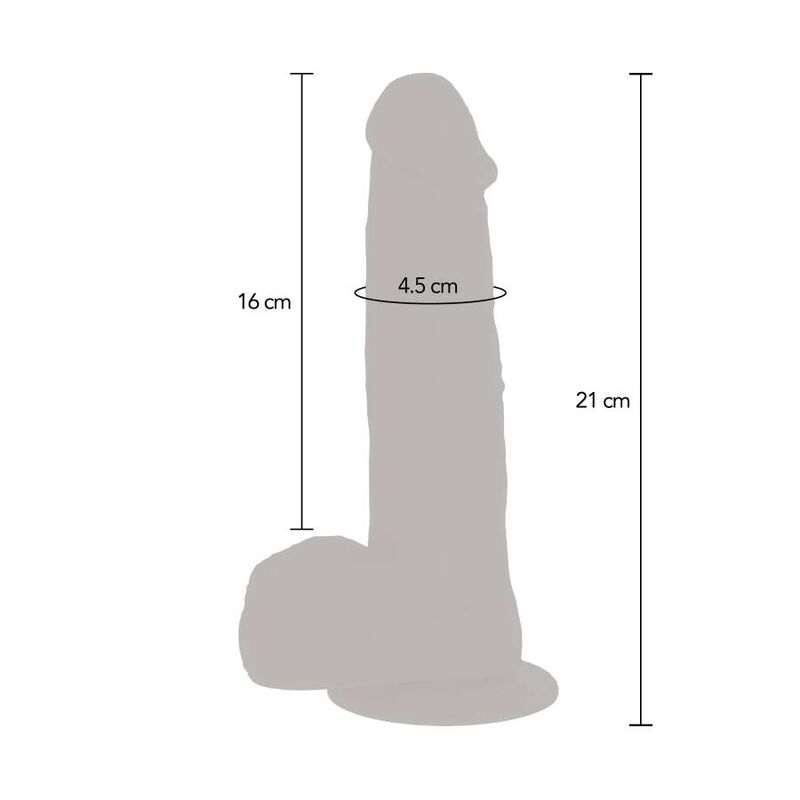 GET REAL - DILDO VIBRADOR COM ESFERAS GIRATÓRIAS NATURAL