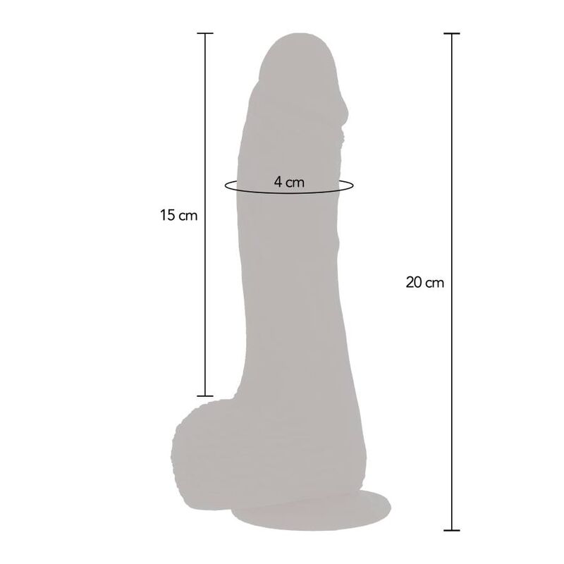 GET REAL - DILDO VIBRADOR ROTATIVO UP&DOWN NATURAL