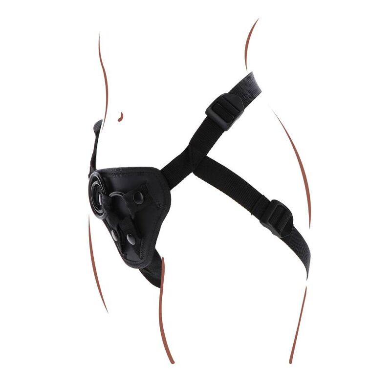 GET REAL - STRAP-ON ARNÊS PRETO