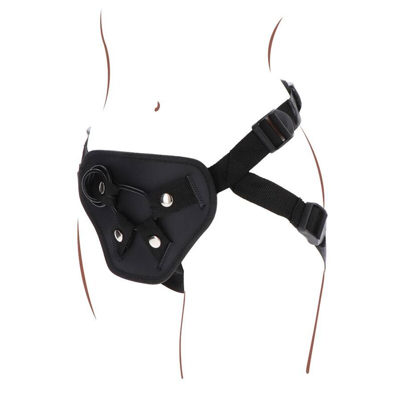 GET REAL - STRAP-ON DELUXE ARNÊS PRETO