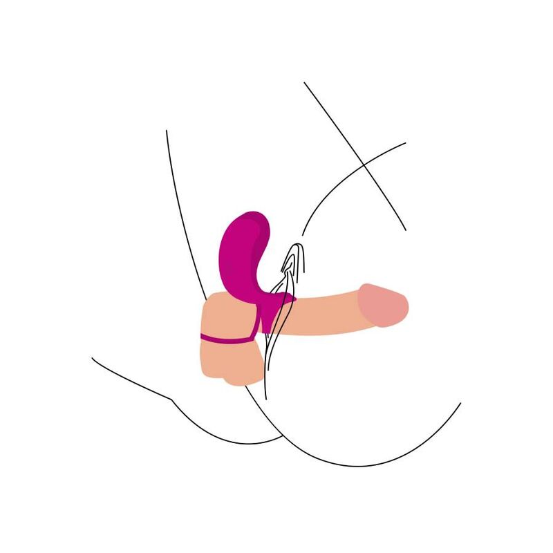 XOCOON - ANEL VIBRADOR PARA CASAIS FUCSIA