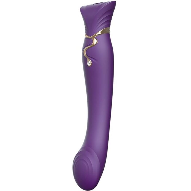 Zalo - Queen G-Spot Puls Wave Vibe Roxo