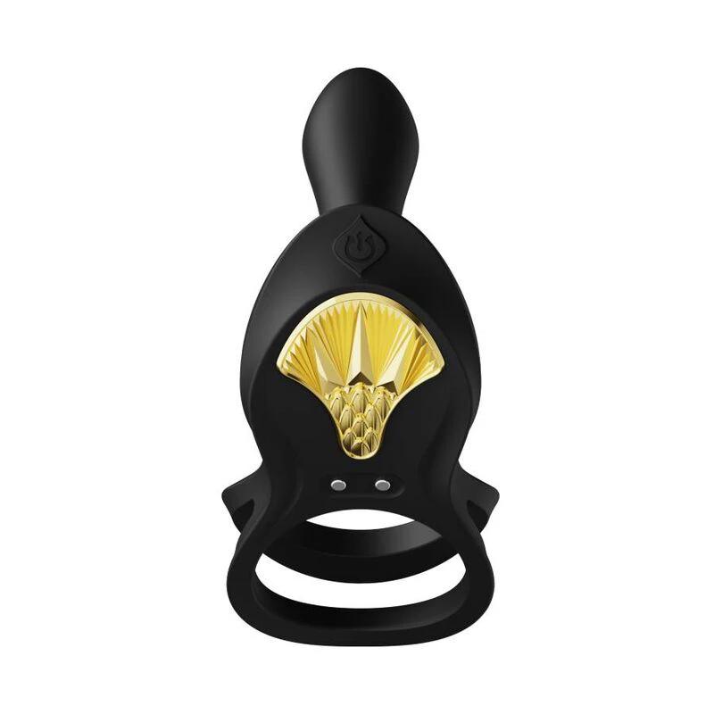 BAYEK ANEL VIBRADOR CONTROLO REMOTO PARA CASAIS PRETO - Sex Shop Sexy