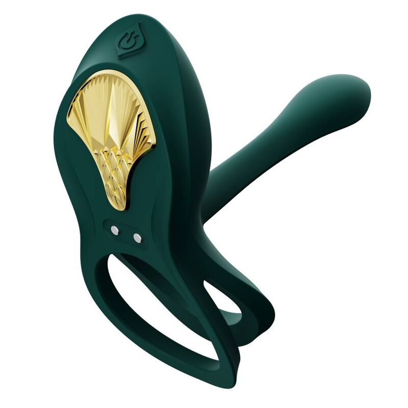 ZALO - BAYEK ANEL VIBRADOR COM CONTROLO REMOTO PARA CASAIS VERDE