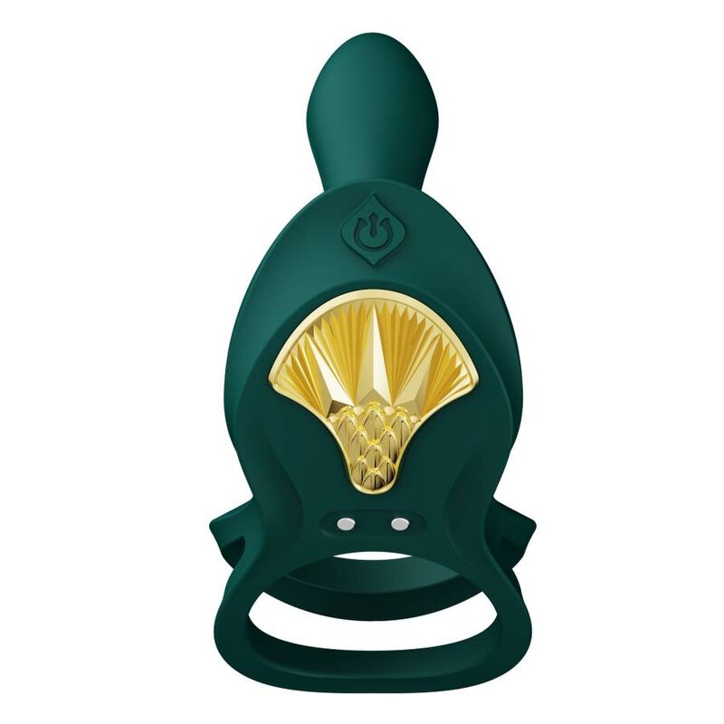 ZALO - BAYEK ANEL VIBRADOR COM CONTROLO REMOTO PARA CASAIS VERDE