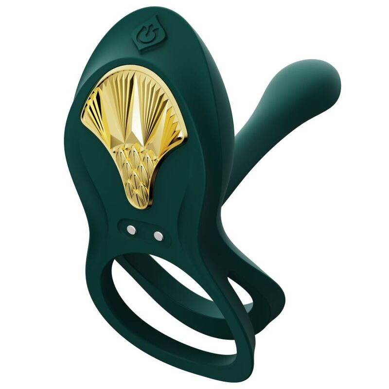 ZALO - BAYEK ANEL VIBRADOR COM CONTROLO REMOTO PARA CASAIS VERDE