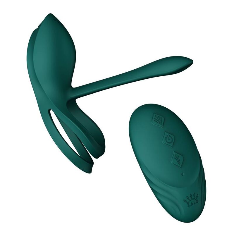 ZALO - BAYEK ANEL VIBRADOR COM CONTROLO REMOTO PARA CASAIS VERDE
