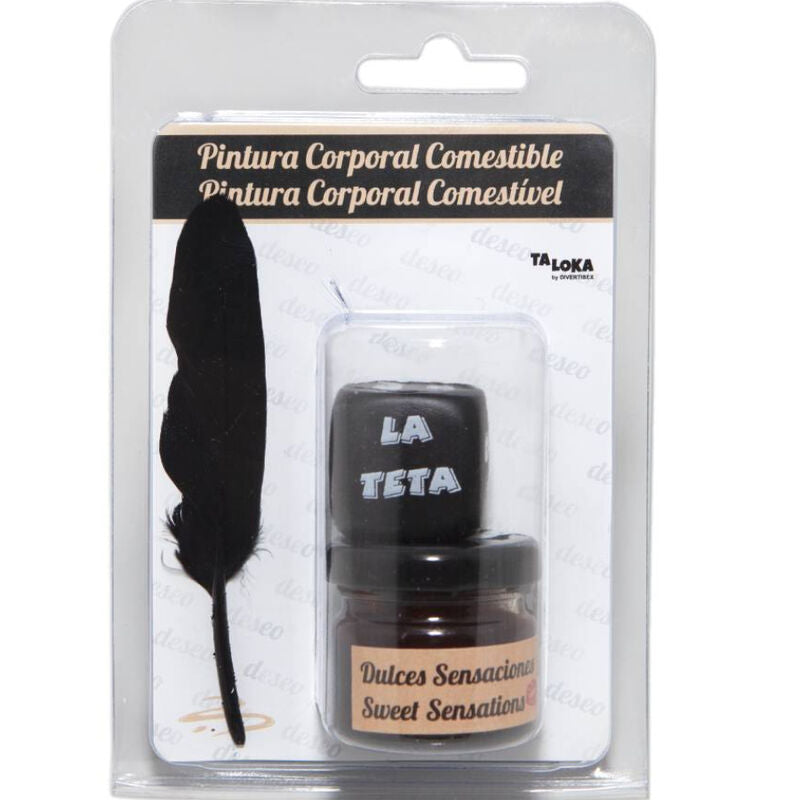TALOKA - PINTURA CORPORAL COMESTÍVEL SABOR CHOCOLATE + DADO