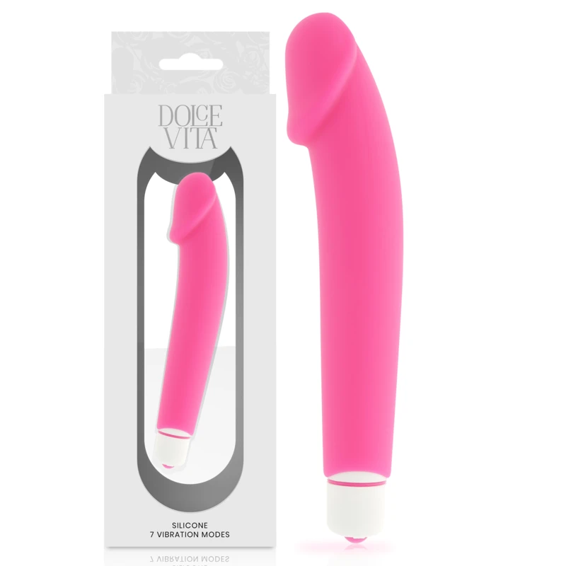 VIBRADOR REALÍSTICO EM SILICONE - Sex Shop Sexy
