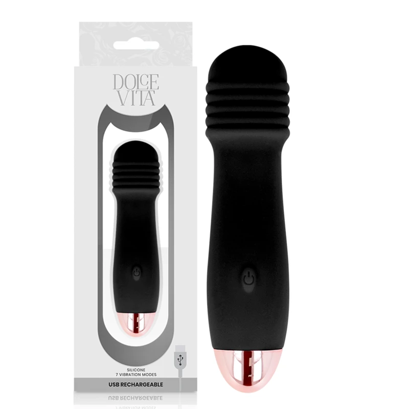 VIBRADOR RECARGÁVEL TRÊS 7 VELOCIDADES - Sex Shop Sexy