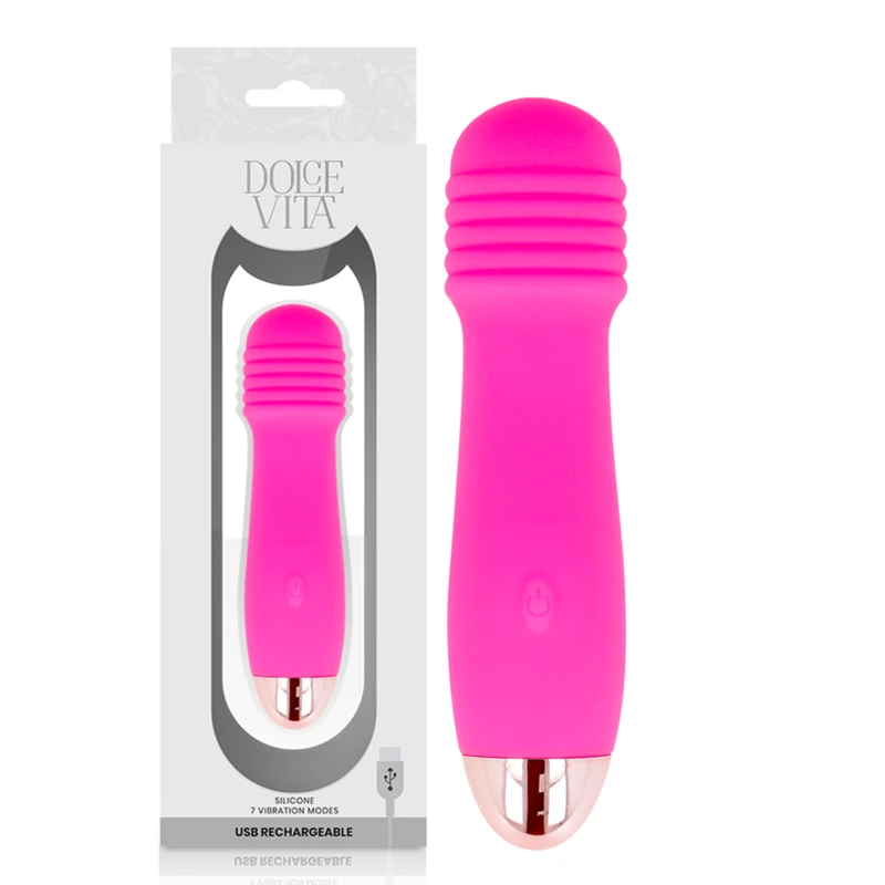 VIBRADOR RECARGÁVEL TRÊS 7 VELOCIDADES - Sex Shop Sexy