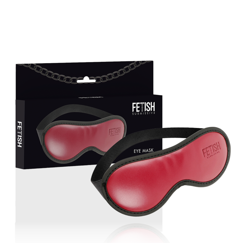 FETISH SUBMISSIVE DARK ROOM - ANTIFAZ EM COURO VEGANO COM FORRO EM NEOPRENO