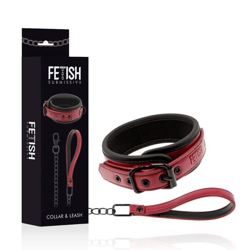 FETISH SUBMISSIVE DARK ROOM - COLAR COM CORRENTE COM FORRO EM NEOPRENO