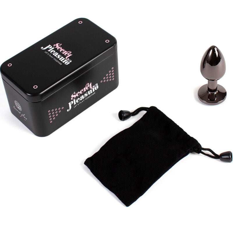 SECRETPLAY - PLUG ANAL GUNMETAL TAM. S 7 CM