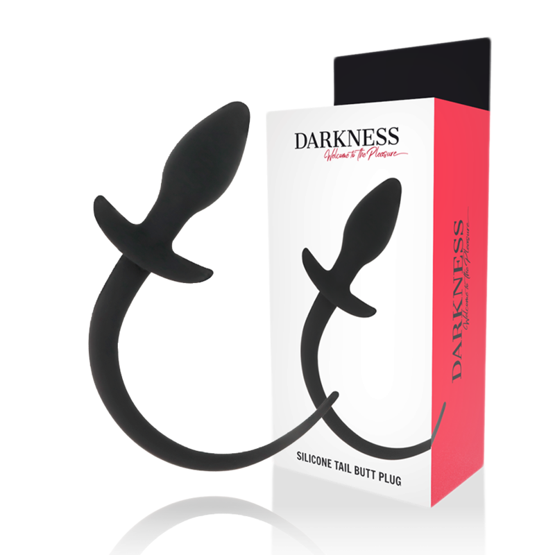 DARKNESS - PLUG ANAL EM SILICONE 28 CM PRETO