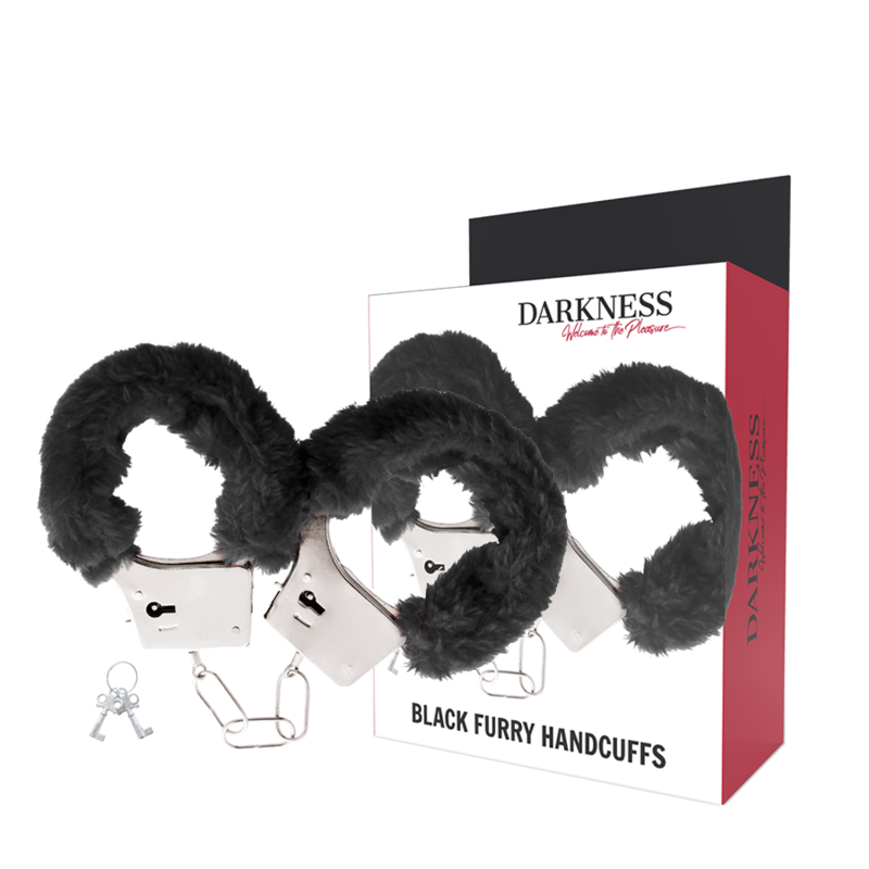 Darkness - Algemas De Metal Forro Preto