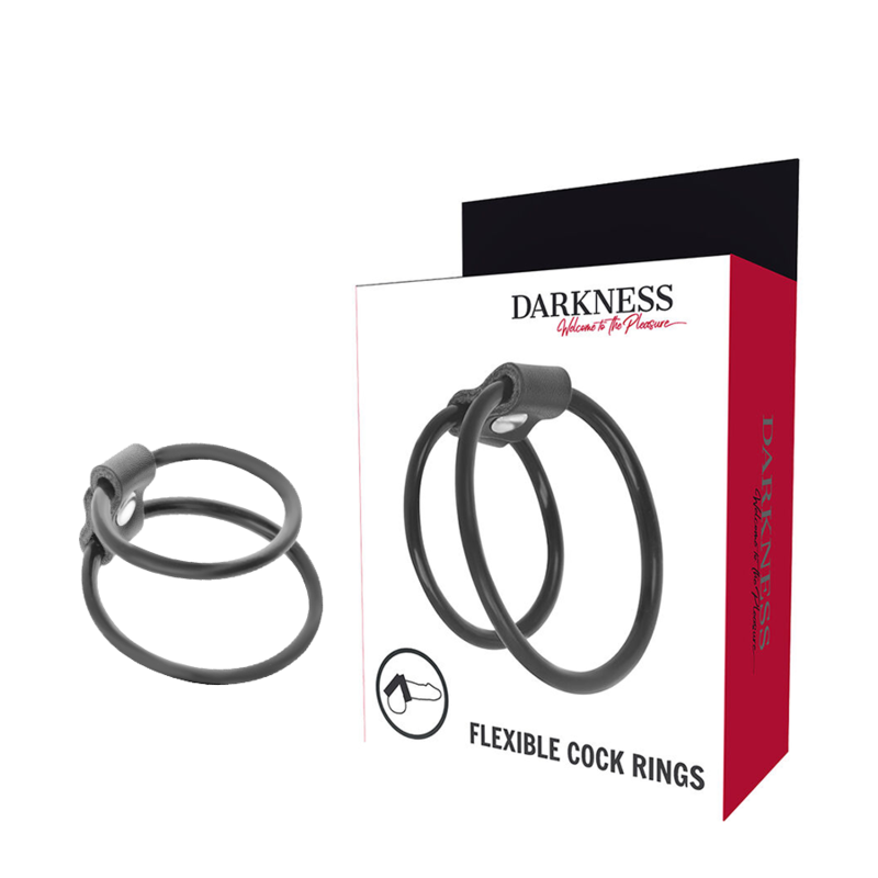 DARKNESS - ANÉIS PÊNIS DUO POTENCIADORES