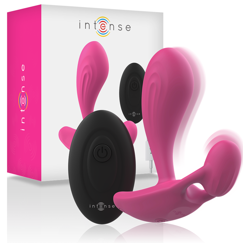 INTENSE - SHELLY DUO ANAL-PERÍNEO, VAGINAL-CLITÓRIS REMOTO ROSA