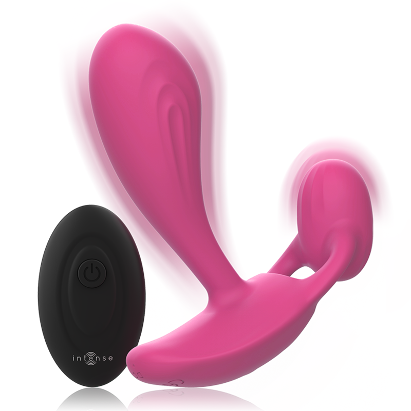 INTENSE - SHELLY DUO ANAL-PERÍNEO, VAGINAL-CLITÓRIS REMOTO ROSA