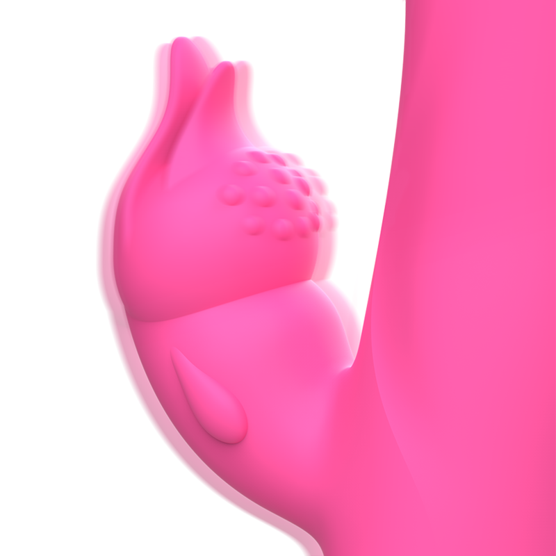 INTENSE - JULIO VIBRADOR RABBIT EM SILICONE ROSA