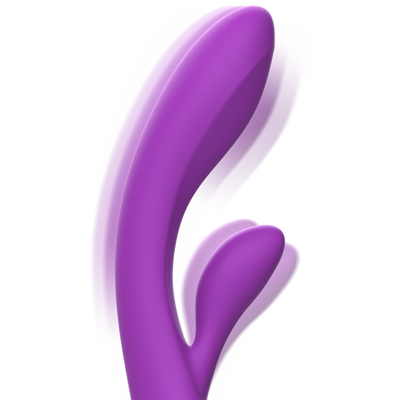 INTENSE - LUIGI VIBRADOR RABBIT SILICONE LÍQUIDO ROXO