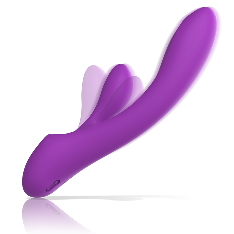 INTENSE - LUIGI VIBRADOR RABBIT SILICONE LÍQUIDO ROXO