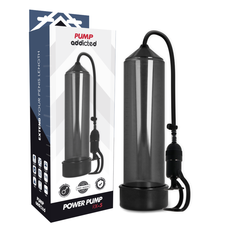 PUMP ADDICTED - BOMBA PENIANA RX5 TRANSPARENTE