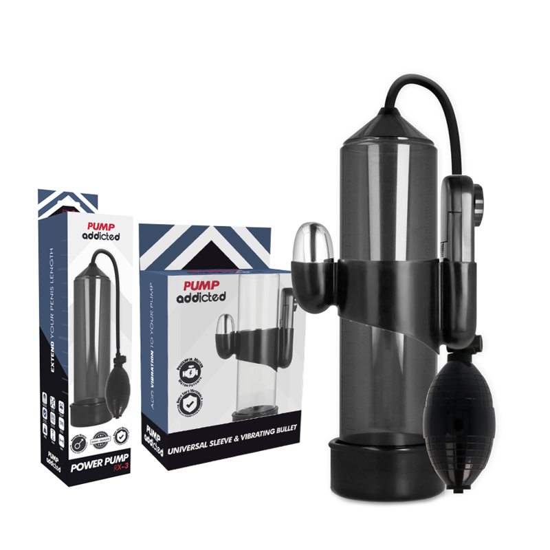 PUMP ADDICTED - RX3 VIBRADOR PRETO