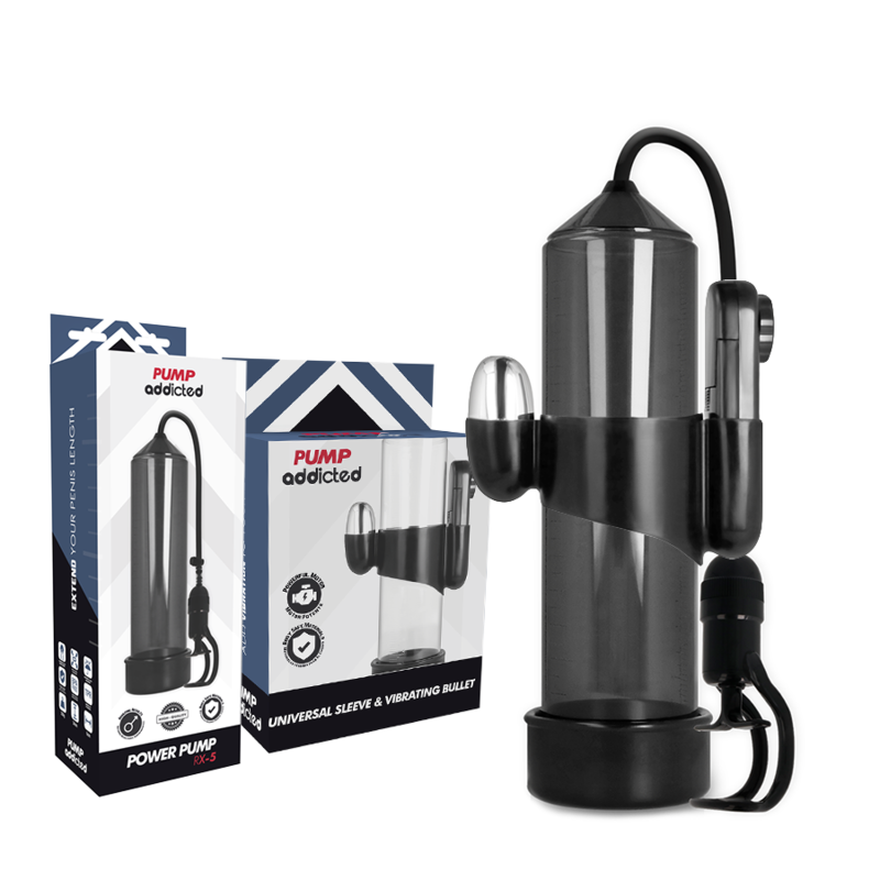 PUMP ADDICTED - RX5 VIBRADOR PRETO