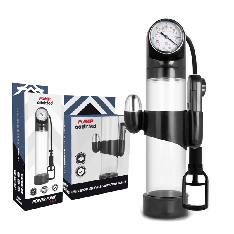 Pump Addicted - Vibrador Transparente Rx9