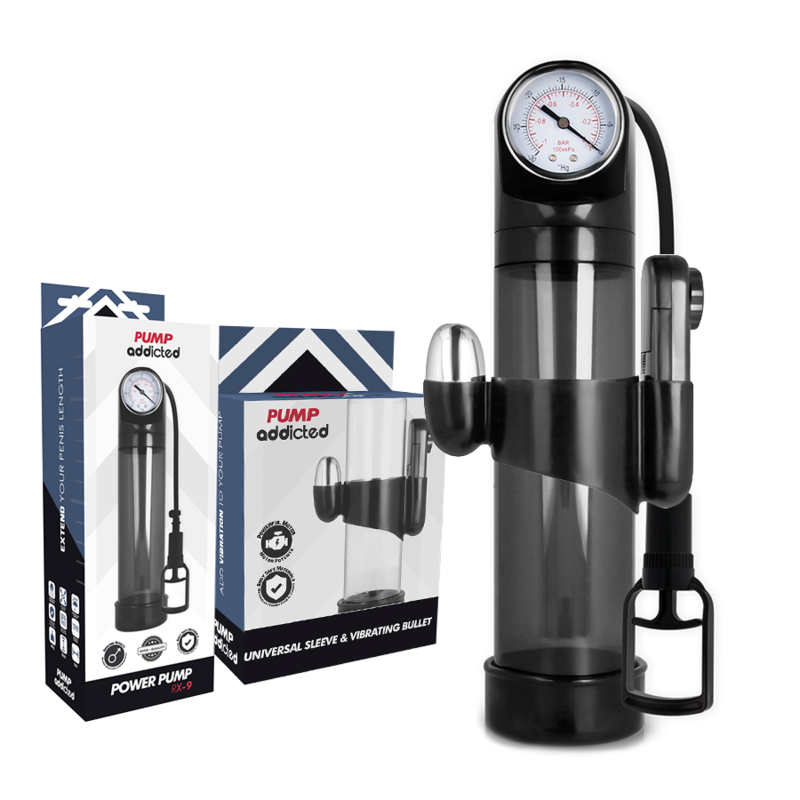 Pump Addicted - Vibrador Preto Rx9
