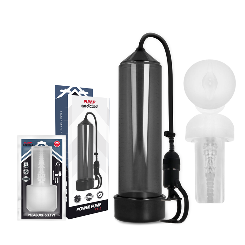 Pump Addicted - Rx5 Preto Com Masturbador
