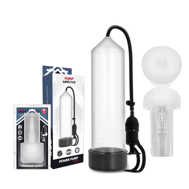 Pump Addicted - Rx5 Transparente Com Masturbador