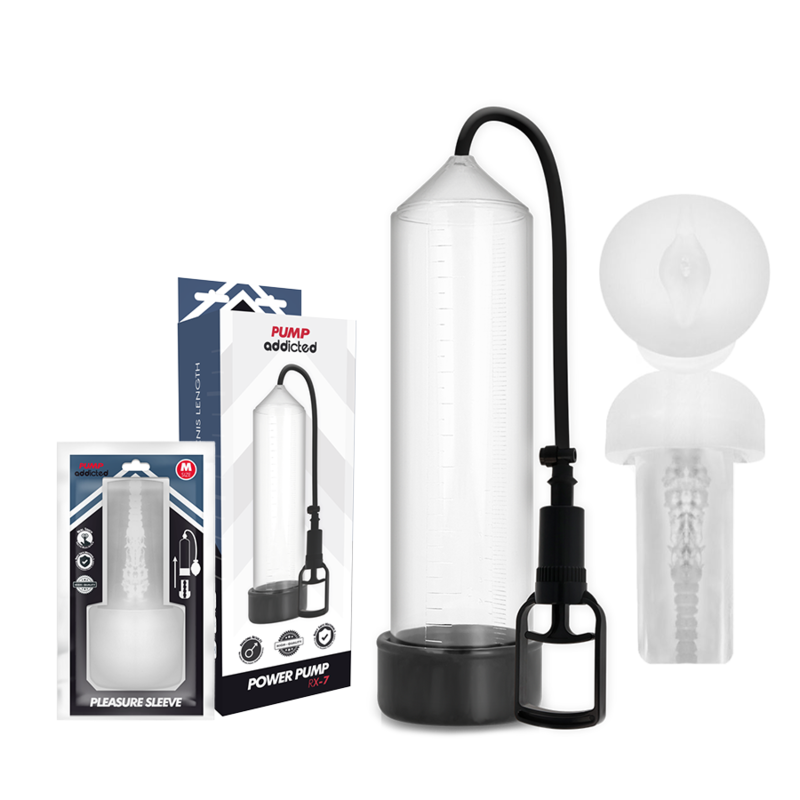 Pump Addicted - Rx7 Transparente Com Masturbador