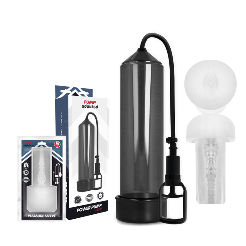 Pump Addicted - Rx7 Preto Com Masturbador
