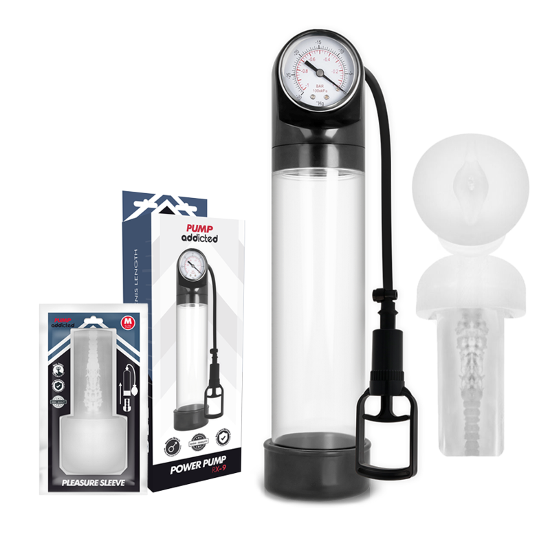 Pump Addicted - Rx9 Transparente Com Masturbador