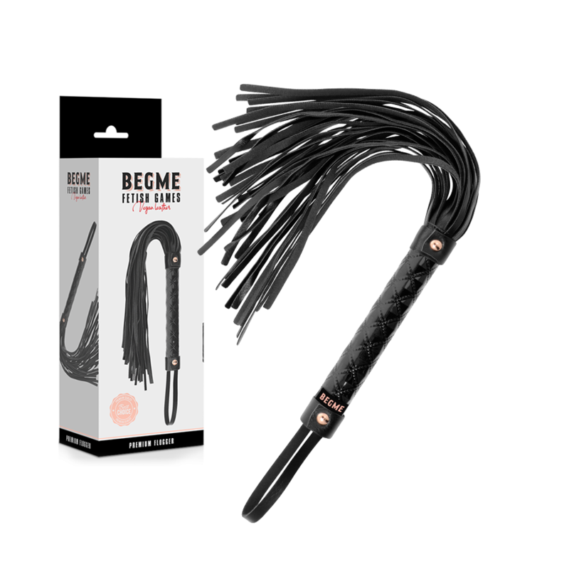 BEGME - BLACK EDITION CHICOTE EM PELE VEGANA